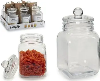 Shishe qelqi Vivalto, 1.2L, 11 x 20 x 11 cm, transparente