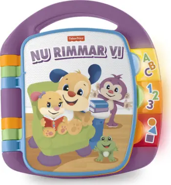 Lodër interaktive Fisher Price Storybook Rhymes, suedeze, me tinguj, shumëngjyrëshe