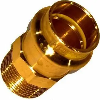 Bashkues bronzi Press G, nipple 28 x 3/4" M, për gaz