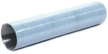Gyp fleksibël ventilimi HausHalt ALUVENTN120/3, 120mm, 3m, i bardhë