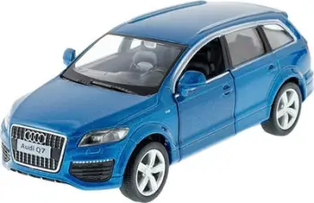 Maket veture RMZ City Audi Q7 V12, shkalla 1:32, metal, i kaltër