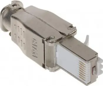 Prizë modulare rrjeti FTP RJ45, Category 6A, transparentshme