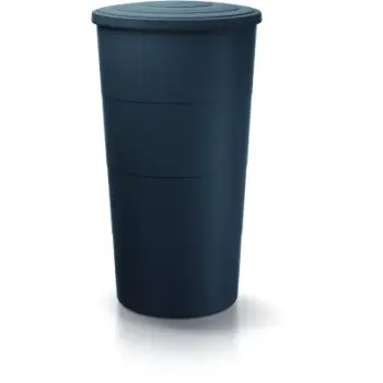 Fuçi uji shiu Prosperplast SMOOTH, 200L, plastike, gri anthracite