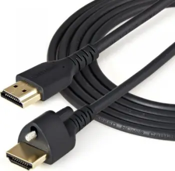Kabllo HDMI StarTech.com 2m, 4K 60Hz HDR, me vidë bllokuese, e zezë
