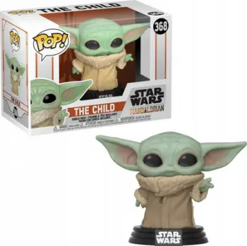 Figurinë Funko POP Star Wars Mandalorian The Child 368, vinil koleksionues, kokë lëvizëse, shumëngjyrëshe