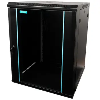 Kabinet muror rrjeti Spacer SPCW-15U-600, 19" 15U, 600x600mm, i zi