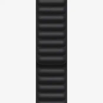 Apple Watch 45mm Band, Midnight Leather Link - M/L