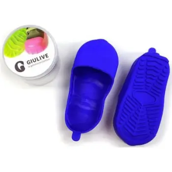 Mbrojtëse këpucësh Giulive Galosh Shoe Cover, silikon, për fëmijë, blu fluo