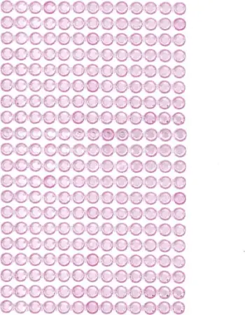 Kristale vetëngjitëse dekorative, Light Pink, rozë e çelët