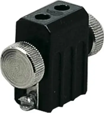 Mbajtëse llambë Paulmann 97841 G4, 12V, 35W, plastike e zezë