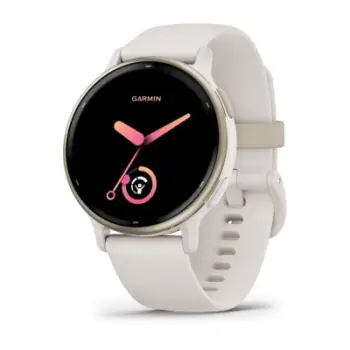 Smartwatch Garmin Vivoactive 5, 42mm, AMOLED, krem artë