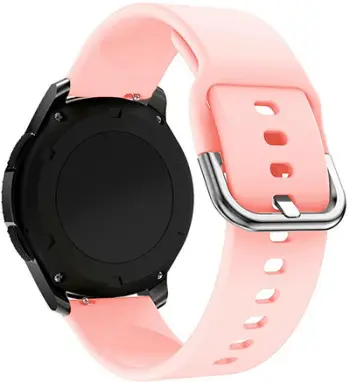 Rrip silikoni për Samsung 4wrist, 20 mm, rozë