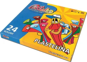 Plastelinë Pastello Plastelina 24, 24 ngjyra, set modelimi