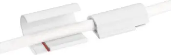 Kapëse kabllosh Tesa Powerstrips Cable Clips 58035, set 5 copë, të bardha