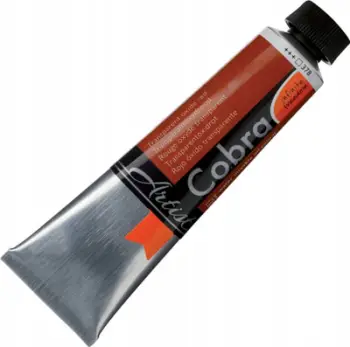 Ngjyrë vaji Cobra Artist, Water Mixable, Transparent Oxide Red, 40ml