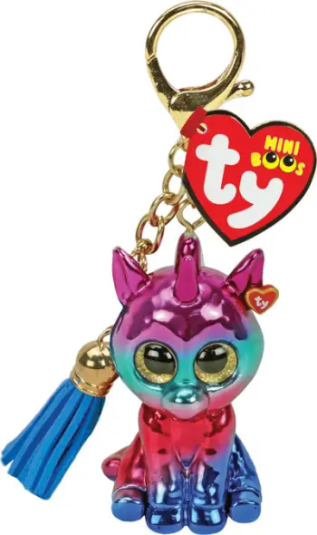 Varëse çelësash TY Beanie Boos Mini Boo Glamour, 5cm, koleksionuese, shumëngjyrëshe metalike