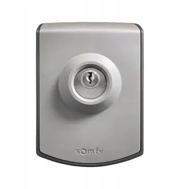 Çelës me bravë për portë Somfy 2400597, IP54, gri
