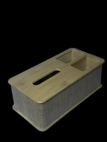 Kuti Bambuje për Faculeta me Organizues 29x14x10.5cm . UNIMIKS