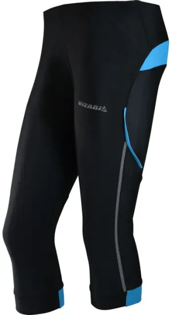 Leggins për vrapim Vizari 3/4, për femra, madhësia M, të zeza