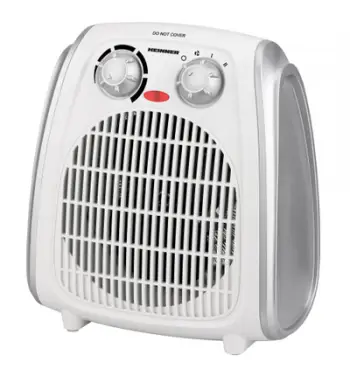 Ngrohës me ventilator Heinner HFH-L2000SL, 2000W, termostat i rregullueshëm, i bardhë