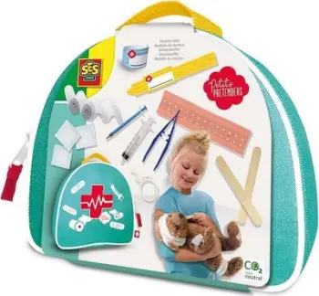 Set lodrash doktor SES Doctor, me çantë, shumëpjesësh, shumëngjyrësh