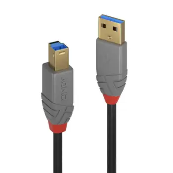 Kabllo USB Lindy 36744, USB A në USB B, 5 m, i zi
