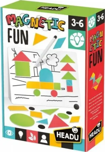 Set lojërash Russell Headu Magnetic Fun, magnetik, për fëmijë 3+