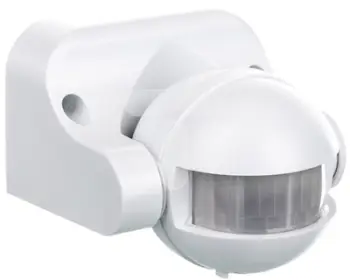 Senzor lëvizjeje GTV CR-1, 1200W, 180°, IP44, i bardhë