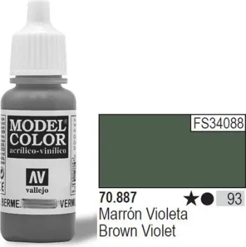 Bojë akrilike Vallejo Model Color US Olive Drab, 17ml, mat