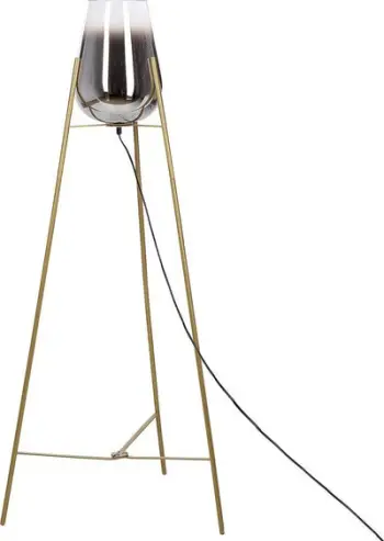 Lampë dyshemeje Beliani Mena, metal, ari