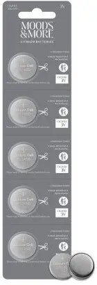 Bateri litiumi buton Moods &amp; More MM CR2450, 3V, 550mAh, paketim 5 copë