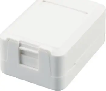 Kuti muri Equip 1-Port Keystone Jack, 1 port, e bardhë