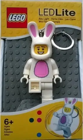 Varëse çelësash me dritë LEGO Bunny Suit Guy, LED, e bardhë