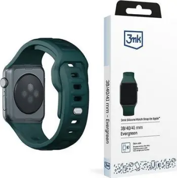 Rrip silikoni 3MK Silicone Watch Strap, për Apple Watch 38/40/41mm, jeshil evergreen