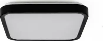 Plafonierë tavani V-TAC VT-8630S, LED 36W 42x42cm, sensor lëvizjeje IP44, 4000K, e zezë