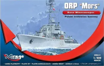 Model anije Mirage Hobby ORP Mors, plastik, shkalla 1/400, shumëngjyrëshe