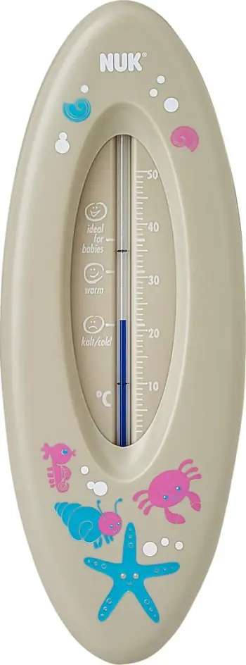 Termometër banje NUK Bath Thermometer Ocean, gri