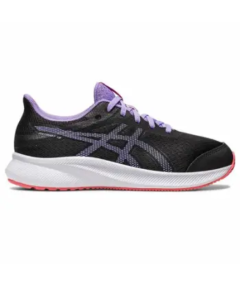 Atlete vrapimi për fëmijë ASICS Patriot 13 GS, neutrale, numri 5, të zeza me vjollcë
