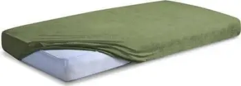 Çarçaf fitted jersey PREMIUM, 110/120x190/200 cm, i gjelbër