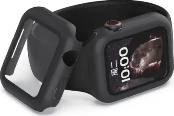 Kornizë mbrojtëse Futera X-One Dropguard për Apple Watch Series 7 8 9 45mm, e zezë