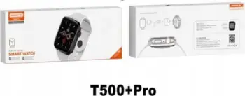 Smartwatch Somostel T500 Pro, 1.92", IP67, i zi argjendtë