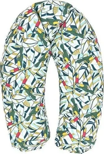 Jastëk për ushqyerje BABYMATEX Relax Toucan, 190 cm, jeshil