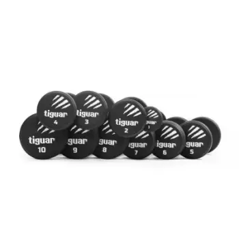 Set hantellash Tiguar PU, 1 10 kg, 10 çifte, i zi