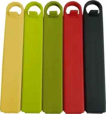 Kapëse qesesh Practic, set 5 copë, 11 cm, shumëngjyrëshe