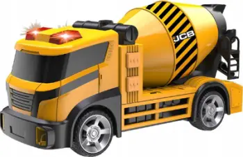 Kamion lodër betonier Teamsterz JCB, 7", drita dhe tinguj, i verdhë