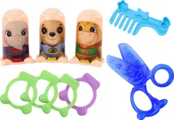 Set lodrash plastelinë Leantoys Funny Hair Salon, figurina dhe aksesorë, shumëngjyrësh