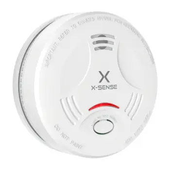 Detektor tymi X-Sense SD11, bateri 10 vjet, LED dhe buton heshtjeje, i bardhë