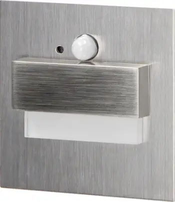 Dritë shkallësh Adviti Traco LED AD OS 6165, sensor lëvizjeje, 4000K, inox argjendi