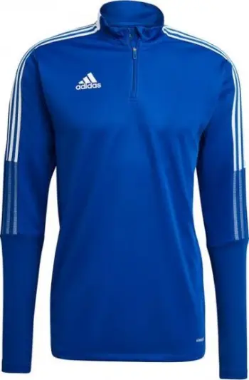 Bluzë trajnimi Adidas Tiro 21 Training Top M GH7302, me zinxhir 1/2, Aeroready, blu