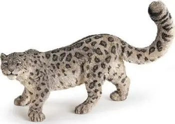 Figurë lodër Papo Wild Animal Kingdom Snow Leopard, PVC, shumëngjyrëshe